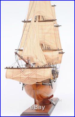 HMS Bounty Wooden Tall Ship Model 37 Sailboat William Bligh's Boat