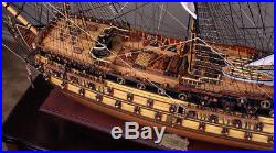HMS PRINCE 45 wood model ship large scale sailing tall British boat