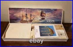 HMS Serapis 1779 Scatola di Premontaggio Wooden Model Kit Italy New Open Box