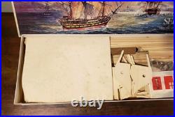 HMS Serapis 1779 Scatola di Premontaggio Wooden Model Kit Italy New Open Box