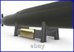 HMS Vanguard S28 Submarine self assembly model kit scale 1200 750 mm / 29.5'