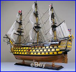 HMS Victory 34 model wood ship British navy wooden tall ship sailing boat