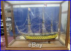 HMS Victory Admiral Horatio Nelsons Flagship Tall Ship Model Huge! 4 feet
