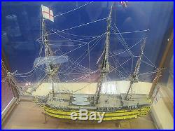 HMS Victory Admiral Horatio Nelsons Flagship Tall Ship Model Huge! 4 feet