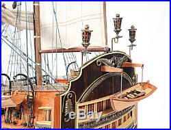 HMS Victory Admiral Nelson Flagship Tall Ship 58 Wood Model Sailboat Assembled