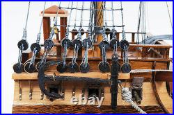 HMS Victory Bow Section Wooden Tall Ship Model 19.5 Lord Nelson's Flagship