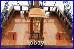 HMS Victory Bow Section Wooden Tall Ship Model 19.5 Lord Nelson's Flagship