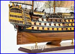 HMS Victory Handcrafted Wooden Ship Model 44 Large Scale
