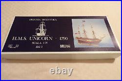 H. M. S. Unicorn 1790 Corel wood model ship kit, SM 11