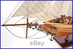 Harvey 1847 Baltimore Clipper Wood Model Tall Ship 35 Privateer Built Sailboat