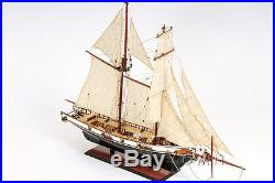 Harvey Baltimore Clipper Tall Ship 35 Built Wooden Model Boat Painted Assembled