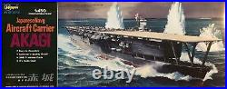 Hasegawa 1/450 Japanese Aircraft Carrier Akagi Motorized Model Z008-2500 READ