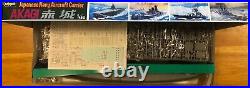 Hasegawa 1/450 Japanese Aircraft Carrier Akagi Motorized Model Z008-2500 READ
