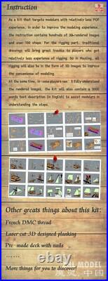 Hayling Hoy 1760 148 wooden model ship kits- CHERRY WOOD VERSION NEW