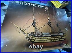 Heller 1100 H. M. S. Victory Model Ship Kit Made In France New Sealed Vintage HTF