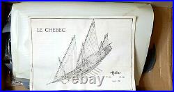 Heller 150 Scale'Le Chebec' Model Kit Excellent Condition Made In France Rare