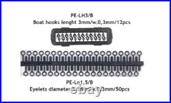 Heller HMS Victory 1100 set 140x blocks, hooks, eyelets and ropes for guns
