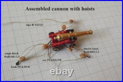 Heller HMS Victory 1100 set 140x blocks, hooks, eyelets and ropes for guns