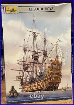 Heller Le Soleil Royal Plastic Ship Model Kit 80899 1/100 Opened Complete Kit Heller Le Soleil Royal Plastic Ship Model Kit 80899 1/100 Opened Complete Kit