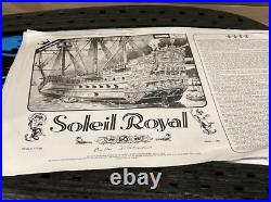 Heller Le Soleil Royal Plastic Ship Model Kit 80899 1/100 Opened Complete Kit Heller Le Soleil Royal Plastic Ship Model Kit 80899 1/100 Opened Complete Kit