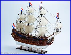 Holland Frigate Friesland Wooden Handmade Wooden Sailing Ship Model 35