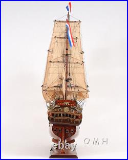 Holland Frigate Friesland Wooden Model 29 Dutch Tall Ship Built Sailboat New