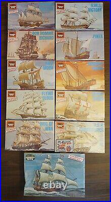 Huge Lot Life Like Hobby Kits 11 Ship Models