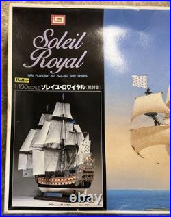 IMAI Heller 1100 SOLEIL ROYAL Plastic Sailing Ship Model Kit #B-1312 Made Japan