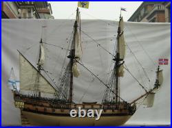 INGERMANLAND 1715 wooden Model Ship Kits Scale 1/50 1304mm 51.3