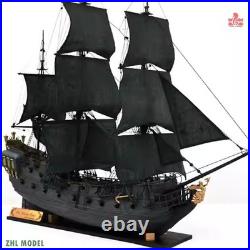 In Stock New ZHL The black Pearl Golden version 2023 wood model ship kit 31 inch