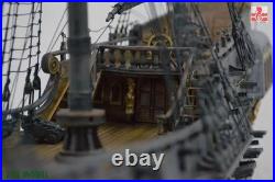 In Stock New ZHL The black Pearl Golden version 2023 wood model ship kit 31 inch