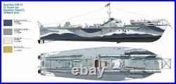 Italeri 135 5624 British MTB 74 Vosper Motor Torpedo Boat with Crew Model Ship