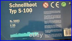 Italeri Schnellboot Typ S-100 135 Model Kit 5603 Boat Decals Photo Etched Parts