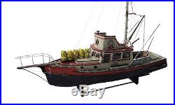 JAWS ORCA Wooden Model Boat Wood Lobster Fishing Trawler Ship Bruce 