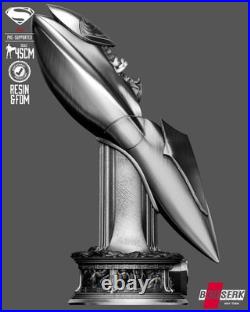 Jor-El Ship B3DSERK Model 450mm 16K Resin Kit Unpainted 3D Printed Fan Made