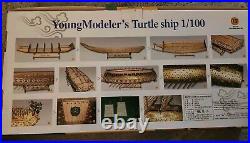 Keo-Book-Sun Wood Model Kit 1/100 scale Turtle ship / Korean War Ship