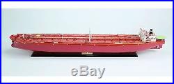 Knock Nevis ULCC Supertanker 46 Handmade Wooden Model Ship NEW