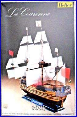 La Couronne Galleon and Le Gladiateur Galleon, 2 Model Kits, 1200, NEW