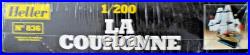 La Couronne Galleon and Le Gladiateur Galleon, 2 Model Kits, 1200, NEW