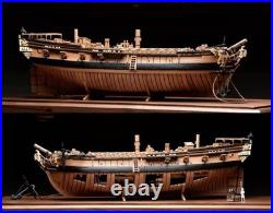 La Salamandre 196 310mm 12 POF Cherry Version Wooden Model Ship Kit Unassemble