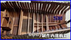 La Salamandre 196 310mm 12 POF Cherry Version Wooden Model Ship Kit Unassemble