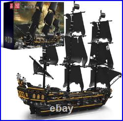Large Black Pearl Pirate Ship Model Kit 3180+ Pieces for Ages 14+