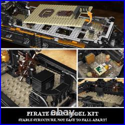 Large Black Pearl Pirate Ship Model Kit 3180+ Pieces for Ages 14+
