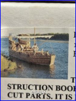 Lewis & Clark Expeditions, 1804-1806 -Keelboat Model Kit -13 Wooden and Cloth