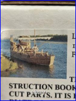 Lewis & Clark Expeditions, 1804-1806 -Keelboat Model Kit -13 Wooden and Cloth