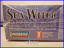 Lindberg #70812 Sea Witch Clipper Ship Voilier Clipper 196 Scale Model NISB