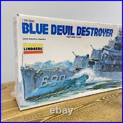 Lindberg BLUE DEVIL WWII Navy Destroyer Ship Motorized Model Kit 1/125 Scale RC
