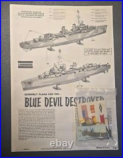 Lindberg Blue Devil Destroyer 1/125 Motorized Model 70815 NIB US Seller