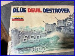 Lindberg Blue Devil Destroyer Motorized Plastic Model Kit RC 1110 3ft 815M