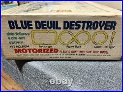 Lindberg Blue Devil Destroyer Motorized Plastic Model Kit RC 1110 3ft 815M